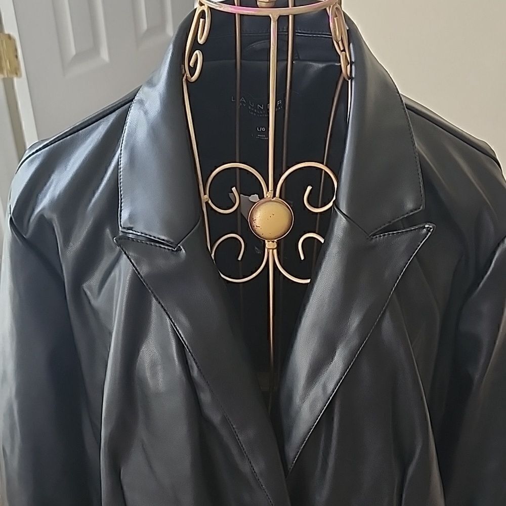 Laundry Shelli Segal Lightweight Jacket Size L Dressy Buttery Soft